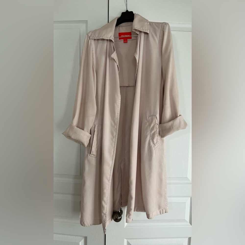 Light weight trench duster coat size XS